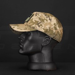 Кепка бейсболка Софтшелл Мілітарі FCT демісезонна піксель ЗСУ