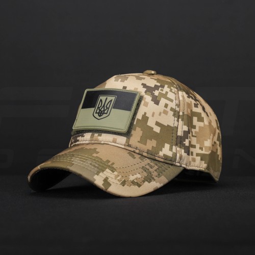 Кепка бейсболка Софтшелл Мілітарі FCT демісезонна піксель ЗСУ 56 56