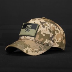 Кепка бейсболка Софтшелл Мілітарі FCT демісезонна піксель ЗСУ