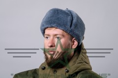 Шапка-вушанка натуральне хутро солдатська оригінал
