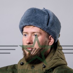 Шапка-ушанка натуральный мех солдатский оригинал