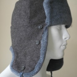 Шапка-ушанка натуральный мех солдатский оригинал