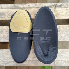 Тактичні  налокітники та наколінники вставні для одягу хакі, чорні, койот