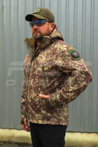 Куртка тактична Хантер Софтшелл Зимова Хижак 40-42/3 40-42/3