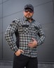 Тактична мілітарі Сорочка FCT Blackbeard демісезон в клітинку Сіро-зелена (11 номер) 40-42/3 40-42/3