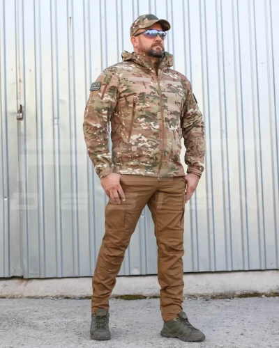 Куртка тактична Альфа Софтшел фліс Мультикам 40-42/3 40-42/3