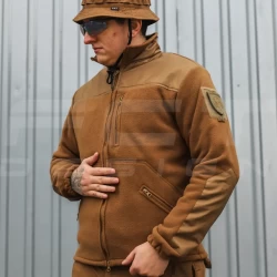 Кофта фліс Койот спрощена з липучками