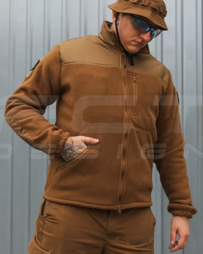 Кофта фліс Койот спрощена з липучками 40-42/3 40-42/3