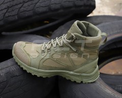 Черевики тактичні літні Варяг на сітці хакі