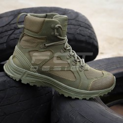 Ботинки тактические Варяг летние на сетке хаки