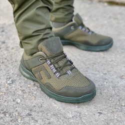 Кросівки тактичні літні S3 на сітці хакі