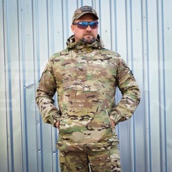 Костюм Гірка Анорак тактичний демісезонний з наколінниками та налокітниками мультикам