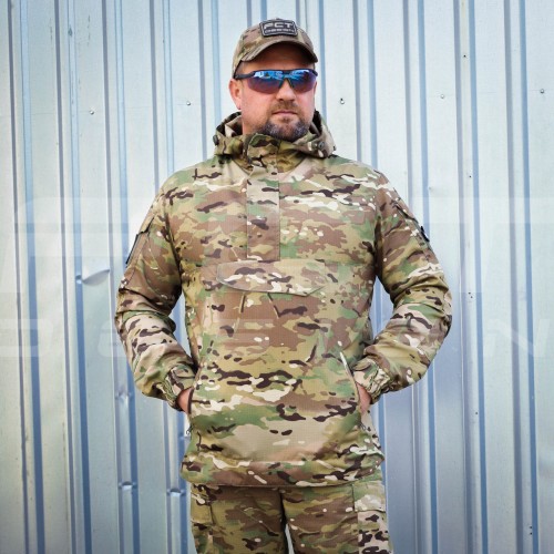 Костюм Гірка Анорак тактичний демісезонний з наколінниками та налокітниками мультикам 40-42/3 40-42/3