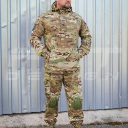 Костюм Горка Анорак тактический демисезонный Мультикам с наколенниками и налокотниками
