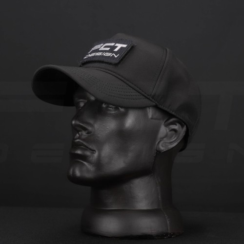 Кепка бейсболка Софтшелл милитари FCT демисезонная черная 56