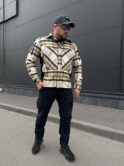 Тактична мілітарі Сорочка FCT утеплена в клітинку Койот (11 номер)