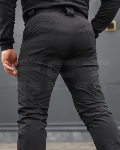 Штани тактичні літні мілітарі Урбан баланс чорні 42 42