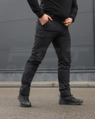 Штани тактичні літні мілітарі Урбан баланс чорні