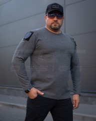 Лонгслів довгий рукав Зара сіра