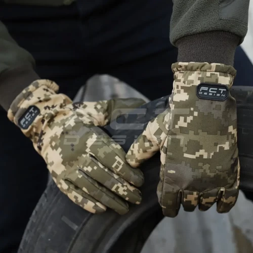 Рукавиці Софтшел піксель ЗСУ з Тачскрином утеплені M M