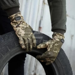 Рукавиці Софтшел піксель ЗСУ з Тачскрином утеплені