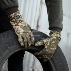 Рукавиці Софтшел піксель ЗСУ з Тачскрином утеплені