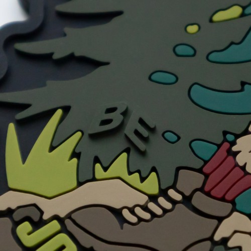 Шеврон/патч резиновый ПВХ “Путешественник по жизни“ 