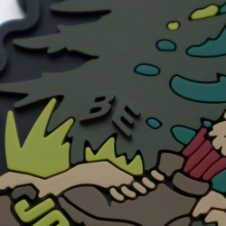 Шеврон/патч резиновый ПВХ “Путешественник по жизни“