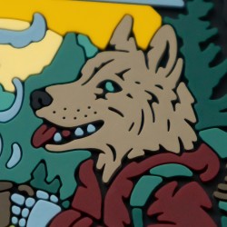 Шеврон/патч резиновый ПВХ “Путешественник по жизни“