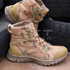 Черевики тактичні літні Варяг на сітці шкіра мультикам