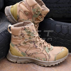 Ботинки тактические Варяг летние на сетке кожа Мультикам