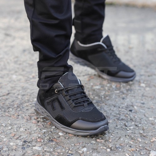 Кросівки тактичні літні S3 на сітці чорні 40 40