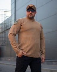 Лонгслів довгий рукав Зара койот