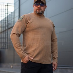 Лонгслив длинный рукав Зара койот