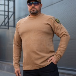 Лонгслив длинный рукав Зара койот