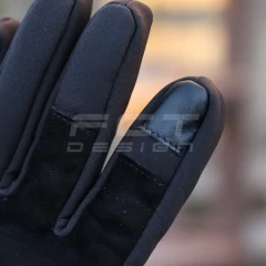 Рукавиці Софтшел чорні з Тачскріном утеплені