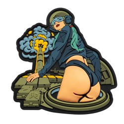 Шеврон/патч резиновый ПВХ "Tank Girl"