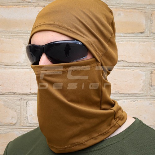 Шапка-маска балаклава Джерсі Stretch вологовідвідна койот  