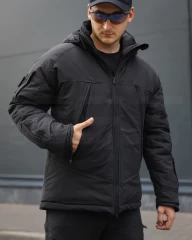 Куртка тактическая зимняя USA Американка черная