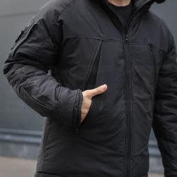 Куртка тактическая зимняя USA Американка черная