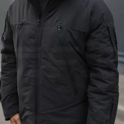 Куртка тактическая зимняя USA Американка черная