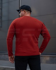 Лонгслів довгий рукав Зара Теракот