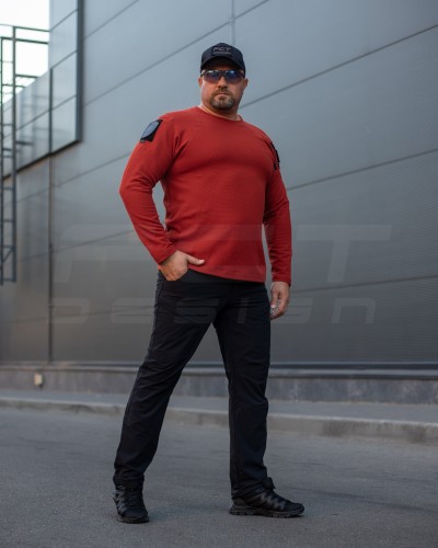 Лонгслів довгий рукав Зара Теракот 44 44