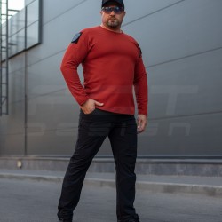 Лонгслив длинный рукав Зара Теракот