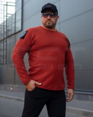 Лонгслів довгий рукав Зара Теракот