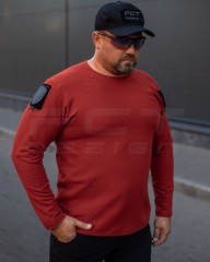 Лонгслів довгий рукав Зара Теракот