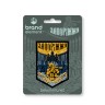 Шеврон/патч резиновый ПВХ "Запорожье" синий 