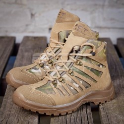 Ботинки тактические Викинг мембрана демисезонный койот со вставками Мультикам
