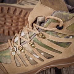 Черевики тактичні демісезонні Вікінг мембрана із вставками мультикам койот