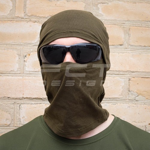 Шапка-маска балаклава Стрейч Кулір хакі